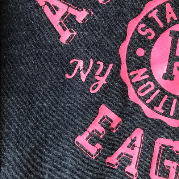 American Eagle Navy Blue & Hot Pink Hoodie - Picture 3 of 5